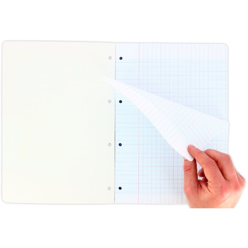 Oxford perforated writing pad, white, A4, Seyès ruled, 300 pages