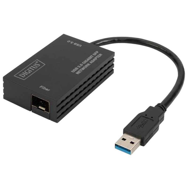 DIGITUS USB 3.0 glasvezel-netwerkadapter, SFP, 1000 Mbps
