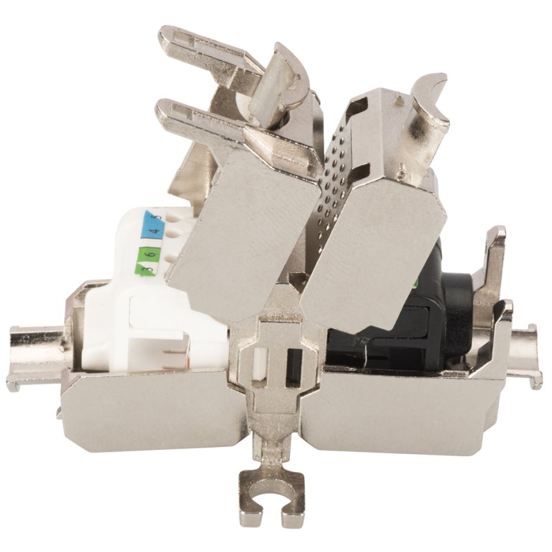 DIGITUS cable connector cat.6A, 500 MHz, shielded, keystone design