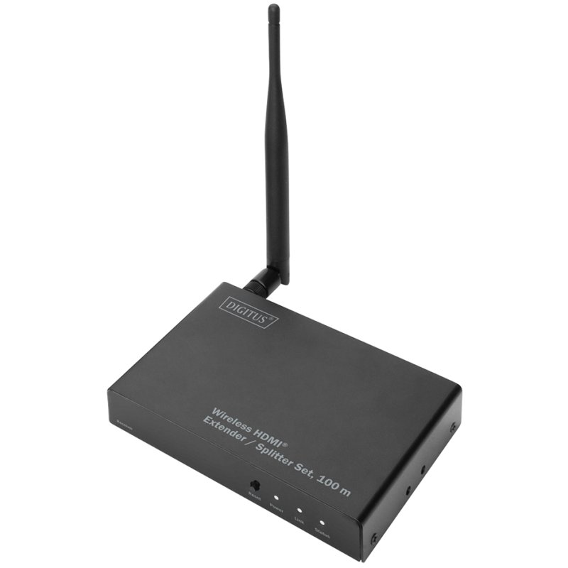 DIGITUS ontvangsteenheid voor draadloze HDMI-verlenging, 100 m, 6,75 Gbps