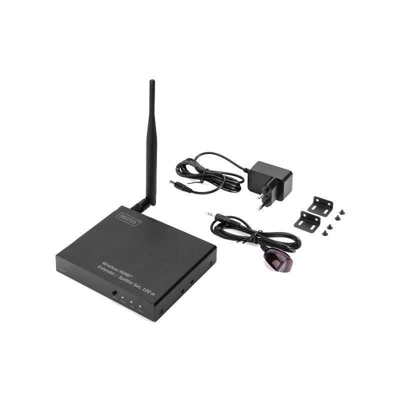 DIGITUS unité réceptrice pour prolongateur HDMI sans fil, 100 m, 6,75 Gbps