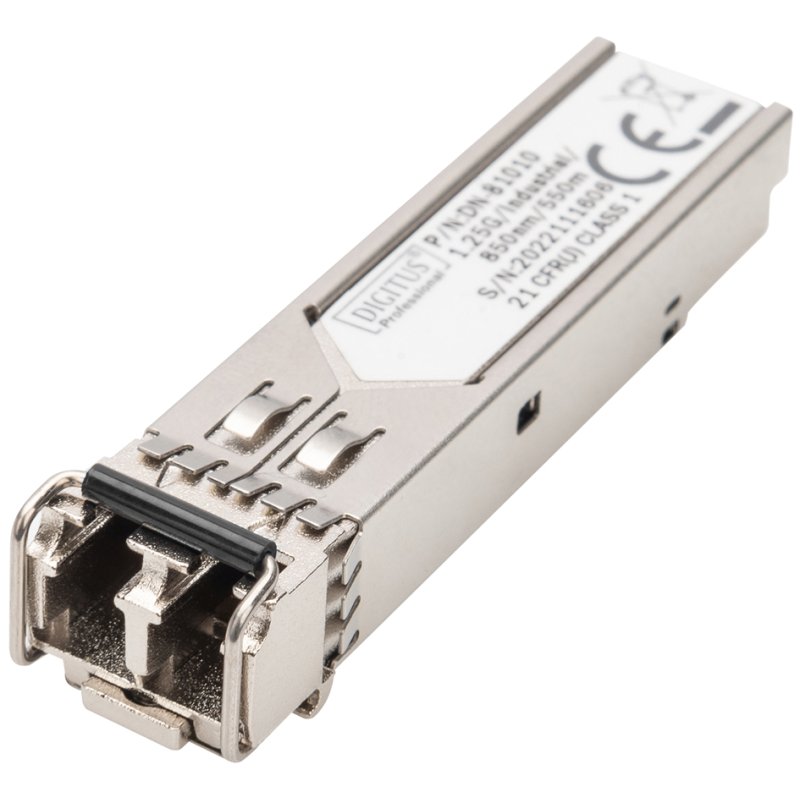 DIGITUS Industrial Module SFP, 1,25 Gbps, portée 20 km, LC duplex