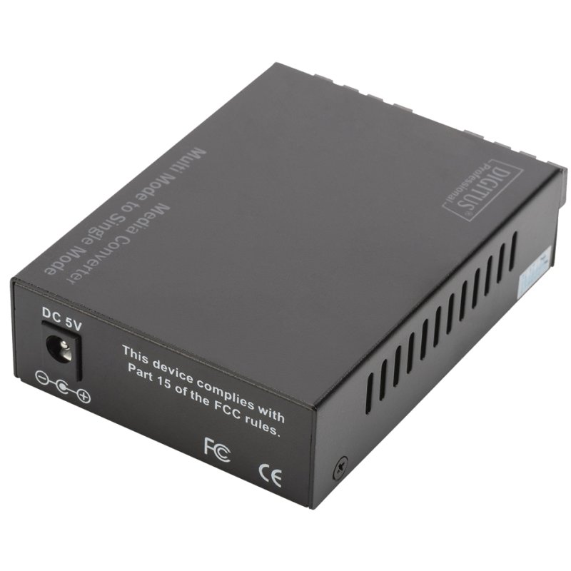 DIGITUS Ethernet mediaconverter, SC naar SC, 1310 nm, tot 20 km