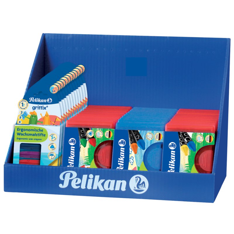 Pelikan school module wax crayon, 48 cases, griffix triangular round