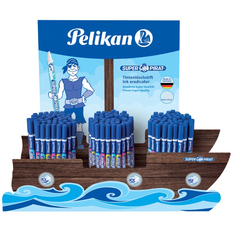 Pelikan counter display eraser Super Piraat pirate ship, 150 pieces