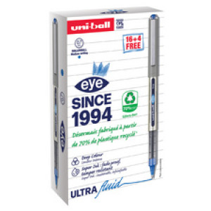 uni-ball eye fine UB157E rollerpen, rood, 0,5 mm, 20 stuks