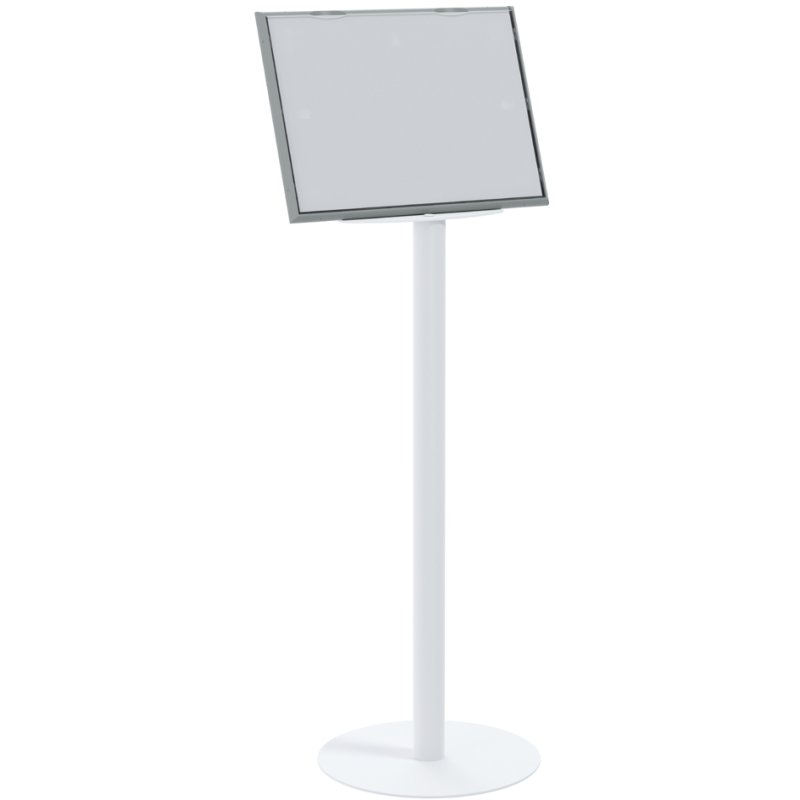 PAPERFLOW information stand A4, white, height 1,155 mm, polystyrene