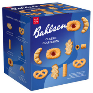 Bahlsen koekjesmix Caroline Collection, 6 variaties, 10 serveerunits à 161 g