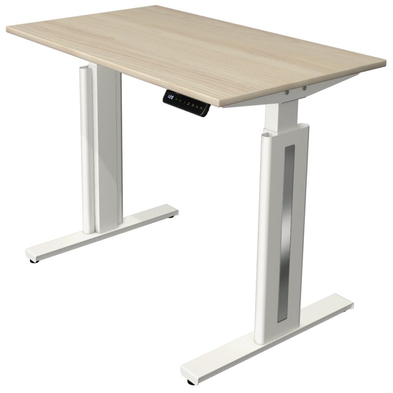 kerkmann bureau Move 3 fresh, assis-debout électrique, 180×80 cm, blanc