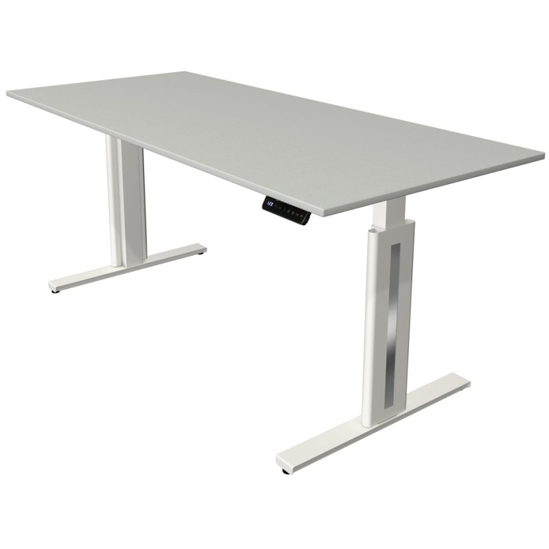 kerkmann bureau Move 3 fresh, assis-debout électrique, 180×80 cm, blanc