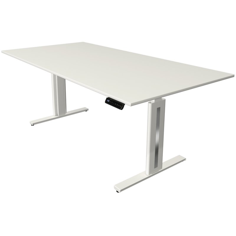 kerkmann bureau Move 3 fresh, assis-debout électrique, 180×80 cm, blanc