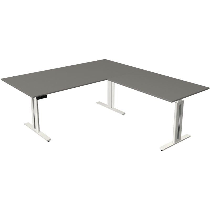 Kerkmann bureau assis-debout Move 3 fresh, réglable électriquement, élément supplémentaire, anthracite