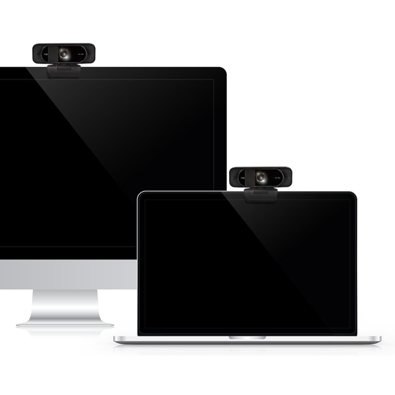 LogiLink Full HD USB webcam with dual microphone, black, 96° wide angle