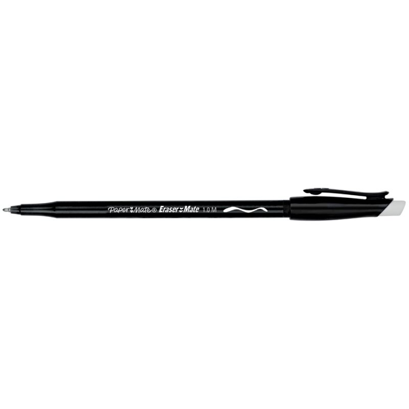 PAPER:MATE Replay stylo rétractable effaçable, noir, 0,7 mm, 40th anniversary