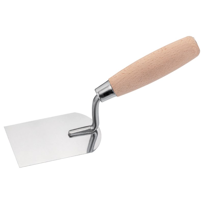 WESTEX couteau à enduire, manche en bois, acier inoxydable, 60 mm