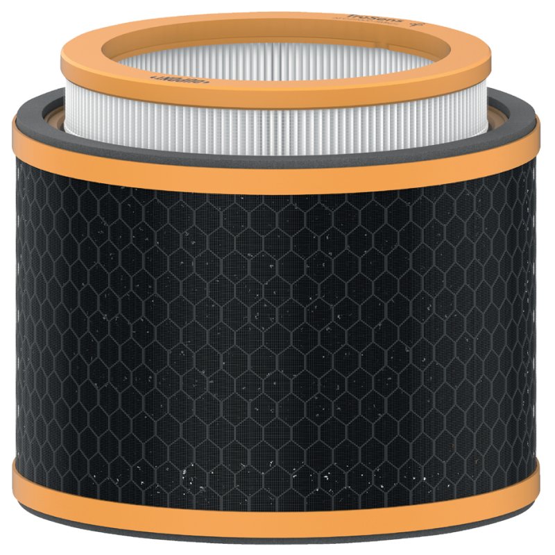LEITZ filtre anti-odeur HEPA pour purificateur d'air TruSens Z-1000, noir/orange