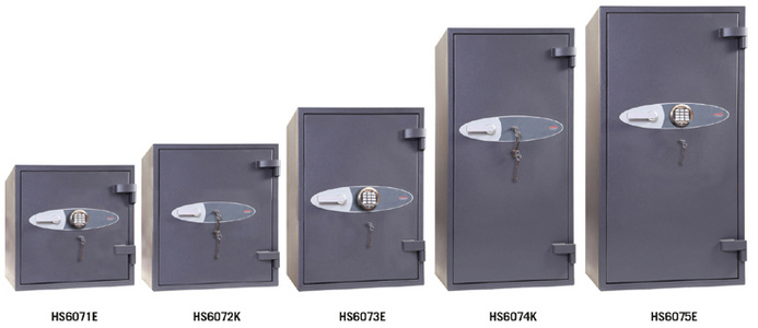Phoenix kluis PLANET HS6072K, sleutelslot, grafietgrijs RAL7024, 100 liter