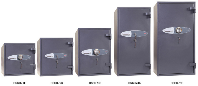 phoenix inbraakwerende kluis PLANET HS6073E, elektronisch slot, grafietgrijs RAL7024, 129 liter