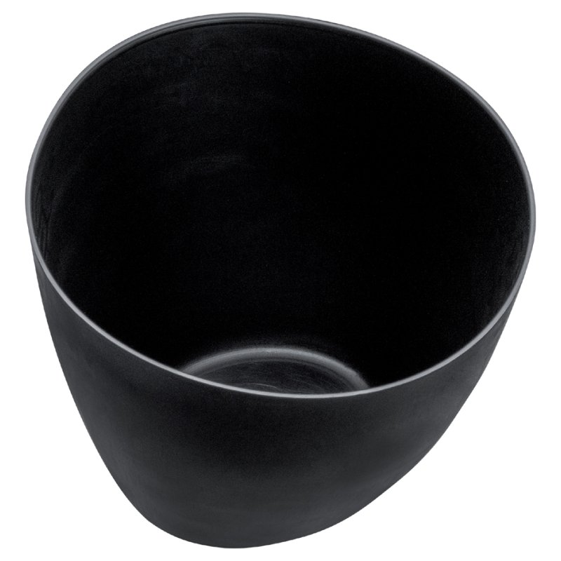 WESTEX gobelet mélangeur plâtre, diamètre 120 mm, noir, hauteur 90 mm