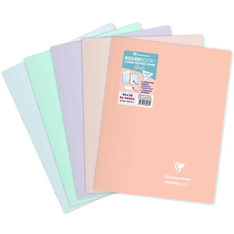 Clairefontaine cahier, rose, 240×320 mm, 96 pages