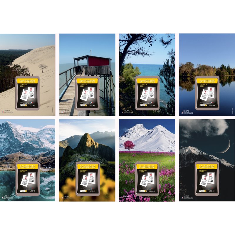LECAS calendrier bloc Paysage, paysage, 170 x 250 mm, 2027