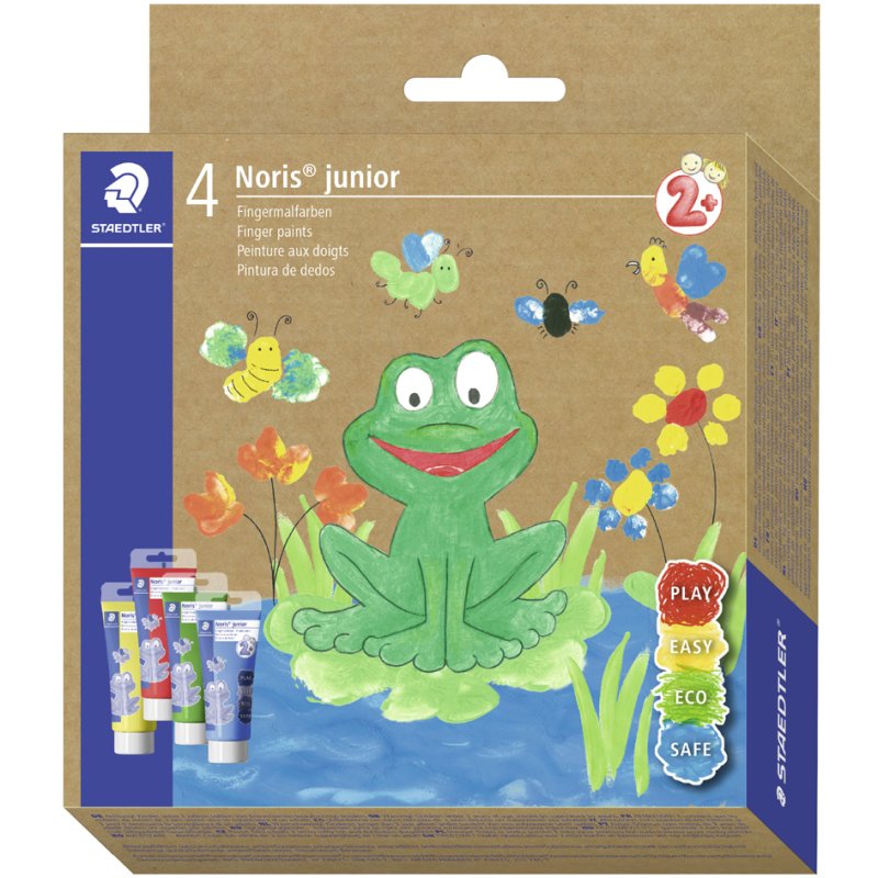 STAEDTLER peinture à doigts Noris junior, set de 6, 6 × 75 ml