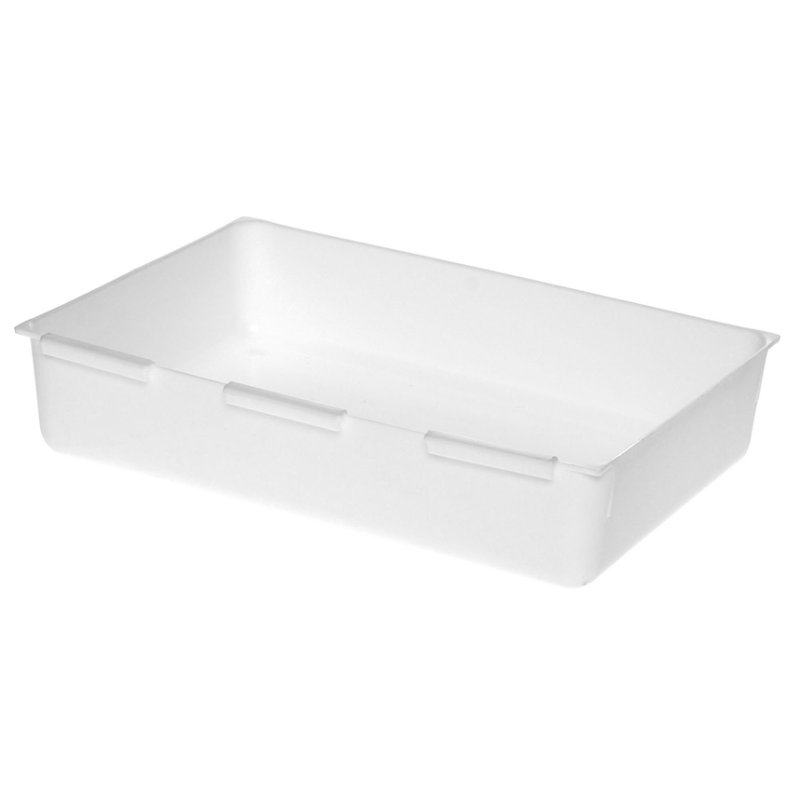 plast team drawer insert module no. 7, white, 375×155×50 mm, PPH