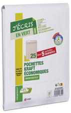 GPV verzendtassen Green ECO, C4, bruin, 25 stuks