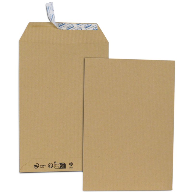 GPV enveloppes d'expédition Green ECO, C5, marron, 25 pièces