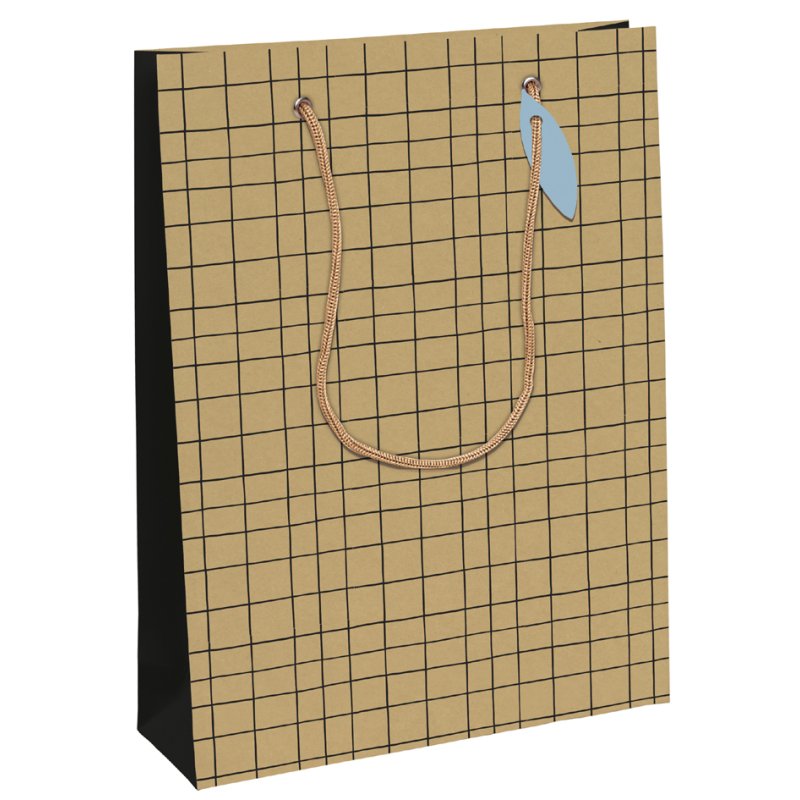 Clairefontaine sac cadeau Minimalist, papier kraft 210 g/m², 265×140×330 mm