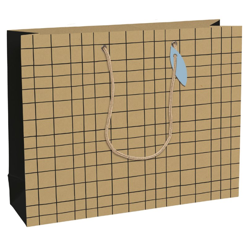 Clairefontaine sac cadeau Minimalist, papier kraft 210 g/m², 265×140×330 mm