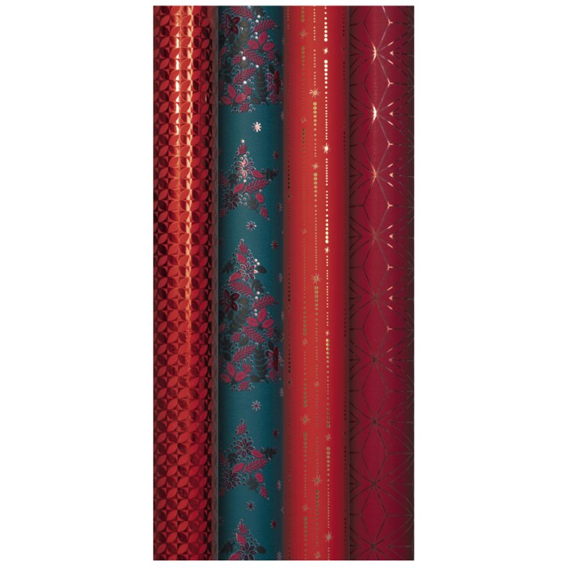 Clairefontaine papier cadeau velours, 700 mm × 2,0 m, 80 g/m², 30 rouleaux