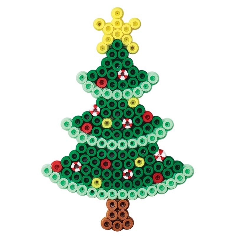 Hama Perles à repasser midi Sapin de Noël, 5,0 mm, 450 pièces