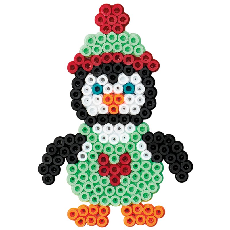 Hama iron-on beads midi Penguin, 5.0 mm, 450 pieces, including pegboard