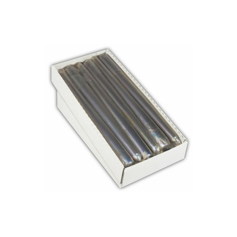 STARPAK chandelles dorées, 22 mm, 250 mm de hauteur, 7 heures de combustion