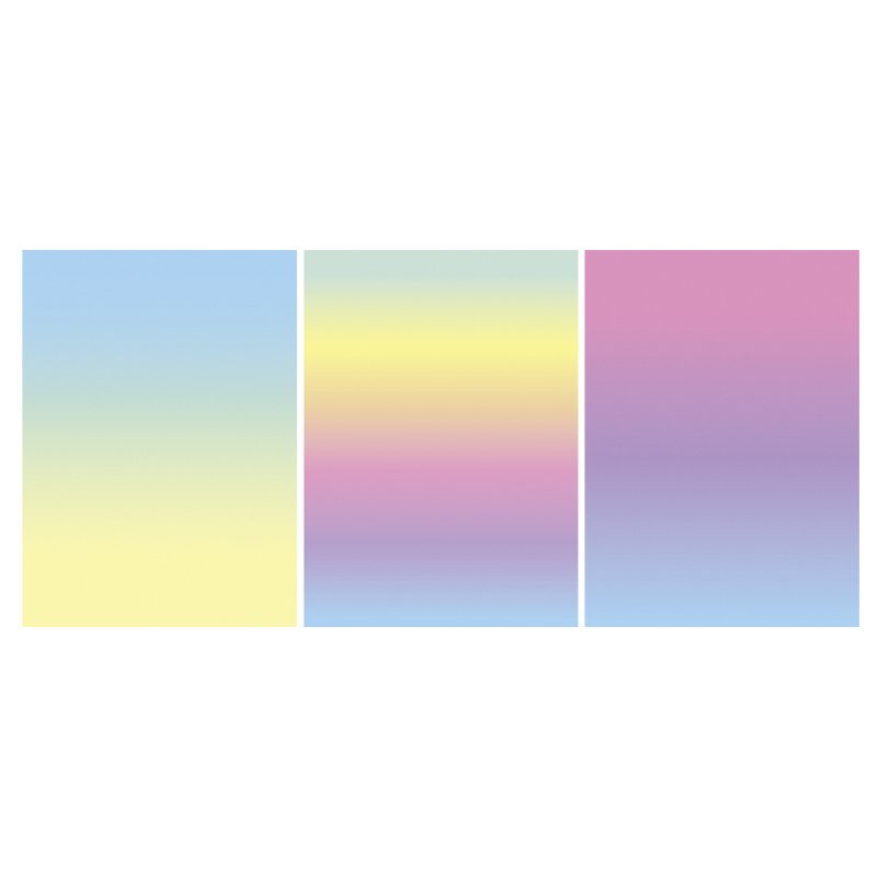 folia regenboog transparantpapier set, 230×320 mm, 115 g/m², 10 vel