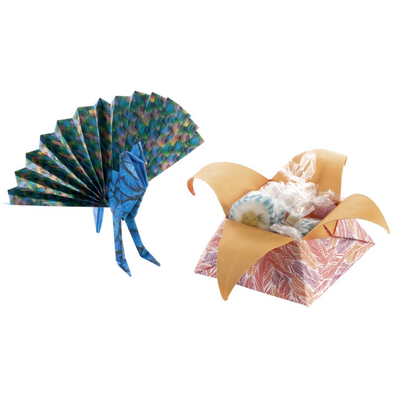 folia vouwpapier Wildlife, 150×150 mm, 80 g/m², 50 vel