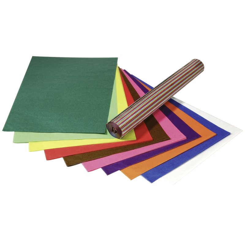 folia transparantpapier, goudkleurig, 700×1000 mm, 25 vellen