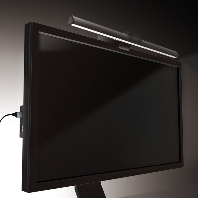 LogiLink Lampe de pinçage LED avec connexion USB, noir, 5 watts, dimmable