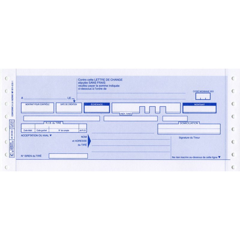 ELVE continuous transfer forms, 4' height, 600 pieces, 90 g/m²