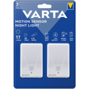 VARTA LED-nachtlicht met bewegingssensor, wit, 2 stuks