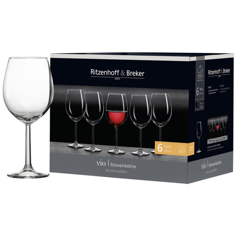 Ritzenhoff & Breker flûtes à champagne VIO, 0,21 l, lave-vaisselle, 6 pièces
