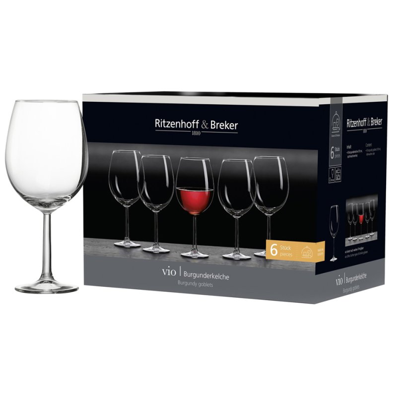 Ritzenhoff & Breker flûtes à champagne VIO, 0,21 l, lave-vaisselle, 6 pièces