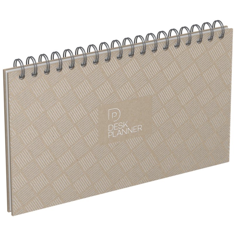 LECAS planificateur de bureau annuel, sans date, 240×140 mm, 128 pages
