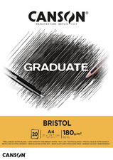 CANSON tekenblok Graduate Bristol, A4, extrawit, 20 vel