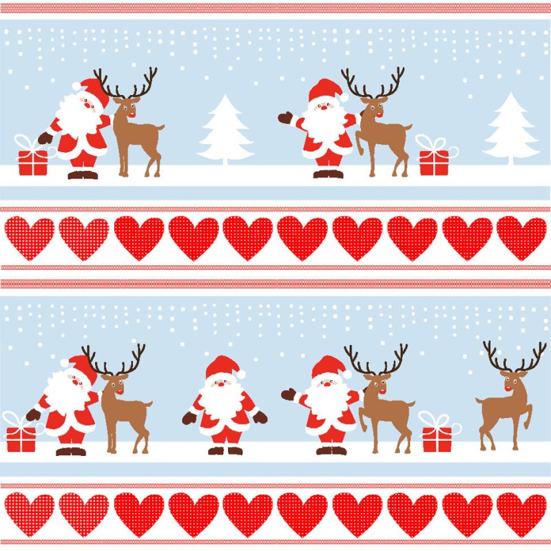 Serviettes de Noël 'Vrolijke Kerstman'