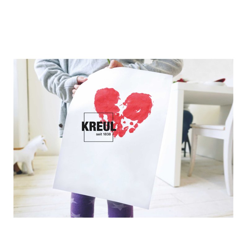 KREUL children's drawing paper Paper Kids Art, natural white, 160 g/m², 20 sheets