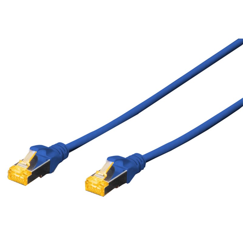 DIGITUS câble réseau Cat 6A S/FTP, 5 mètres, gris, 10 pièces