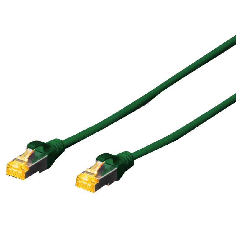 DIGITUS câble réseau Cat 6A S/FTP, 5 mètres, gris, 10 pièces