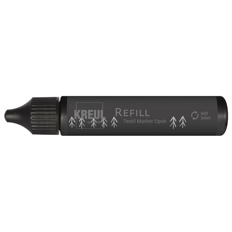 KREUL recharge marqueurs textile OPAK, blanc, 25 ml